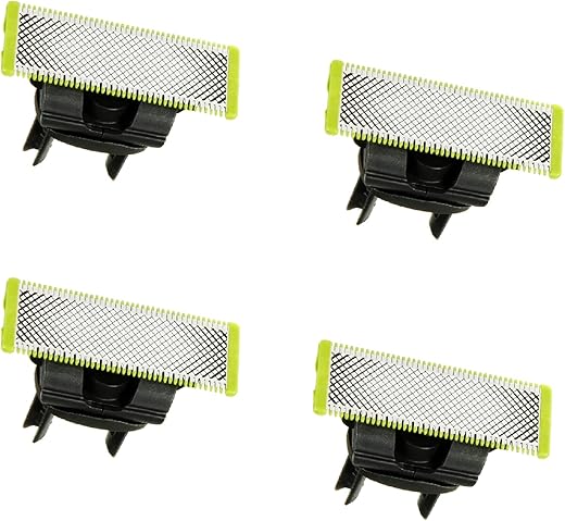4 Pack Replacement Heads Compatible with Philips Norelco One 1 Blade, Replacement Blade