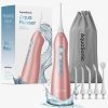 AquaSonic Aqua Flosser – Cordless Rechargeable Water Flosser for Teeth – Waterproof, Portable Oral Irrigator for Dental Cleaning with 5 Jet Tips – Braces Home Travel
