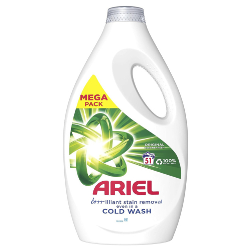 Ariel Original Washing Liquid, 1.79Litre (51 washes)