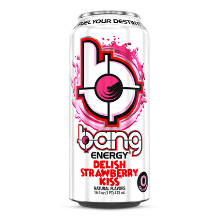 BANG Energy Delish Strawberry Kiss, 16 Oz. Cans, 24 Pack