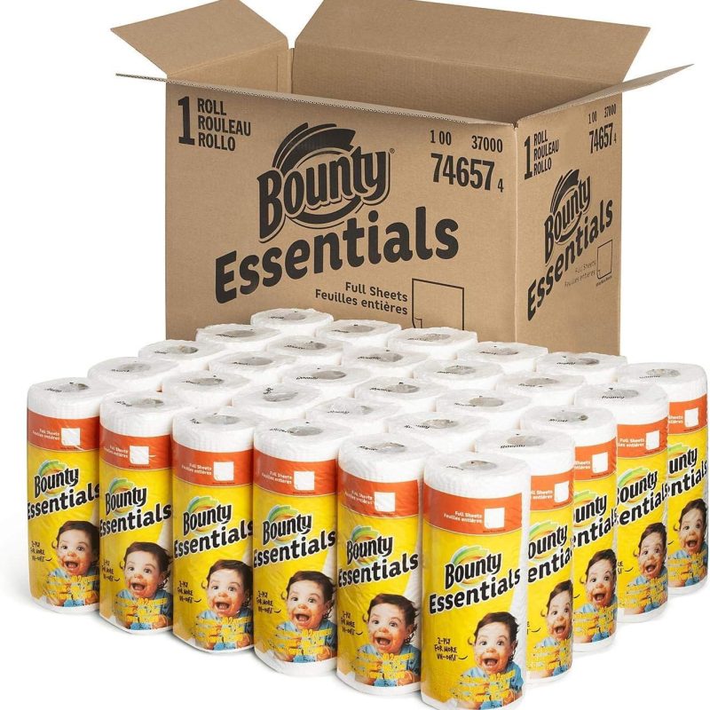 Bounty 2847069 Full Sheet Kitchen Rolls Paper Towels 2-Ply 40 Sheets/Roll