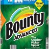 Bounty Advanced Select-A-Size Paper Towels - White - 12 Rolls 117 Sheets each roll