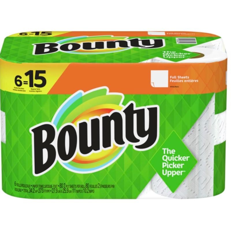 Bounty Full Size 6=15 Double Plus Paper Towel (Exclusively listed by El Mercado Esencial)