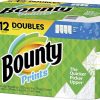 Bounty Select-A-Size Paper Towels, Print, 6 Double Rolls = 12 Regular Rolls