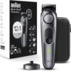 Braun All-in-One Style Kit Series 7 7440, 12-in-1 Trimmer for Men with Beard Trimmer, Body Trimmer for Manscaping, Hair Clippers & More, Braun’s Sharpest Blade, 40 Length...