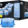 Braun Clean & Renew Refill Cartridges CCR, Replacement Shaver Cleaner Solution for Clean&Charge Cleaning System, Pack of 10