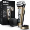 Braun Electric Razor for Men, Waterproof Foil Shaver, Series 9 Pro 9419s, Wet & Dry Shave, with ProLift Beard Trimmer for Grooming, Charging Stand Included, Gold