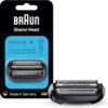 Braun Series 5 53B Electric Shaver Head, Black – Designed for Series 5 and Series 6 shavers (new generation)