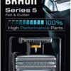 Braun Series 5 Combi 51S Foil and Cutter Replacement Pack (Formerly 8000 360 Complete or Activator), 0.32 Ounce