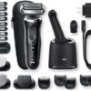 Braun Series 7 7091cc Flex Electric Razor for Men with SmartCare Center, Beard Trimmer, Stubble Beard Trimmer, Body Groomer and Exfoliating Brush Wet & Dry, Rechargeable,...