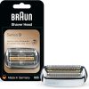 Braun Series 9 Electric Shaver Replacement Head - 92S - Compatible with all Series 9 Electric Razors 9290cc, 9291cc, 9370cc, 9293s, 9385cc, 9390cc, 9330s, 9296cc, (Silver)