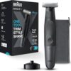 Braun Series XT5 5300, Hybrid Electric Mens Trimmer for Face & Body, Beard Trimmer & Body Shaver, with Protective SkinSecure and Two-Way Comb & Flex Head for Quick Grooming,...