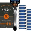 by Amazon 5 Blade Men's Razor With 15 Refills