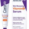 CeraVe Vitamin C Serum with Hyaluronic Acid | Skin Brightening Serum for Face with 10% Pure Vitamin C | Fragrance Free | 1 Fl. Oz - World Wide Cosmetic Wholesale