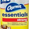 Charmin Essentials Strong Toilet Paper, 30 Mega Rolls = 120 Regular Rolls