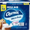Charmin Ultra Soft Toilet Paper 18 Mega Rolls, 224 Sheets Per Roll