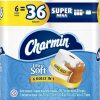 Charmin Ultra Soft Toilet Paper Super Mega Rolls, 6 Count