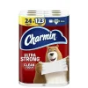 Charmin Ultra Strong Clean Touch Toilet Paper, 24 Family Mega Rolls = 123 Regular Rolls