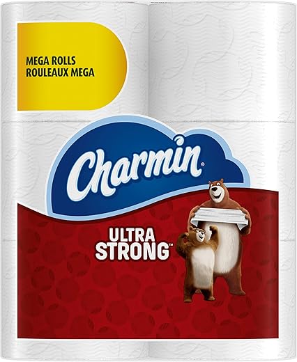 Charmin Ultra Strong Mega Roll Toilet Paper, 24 Count