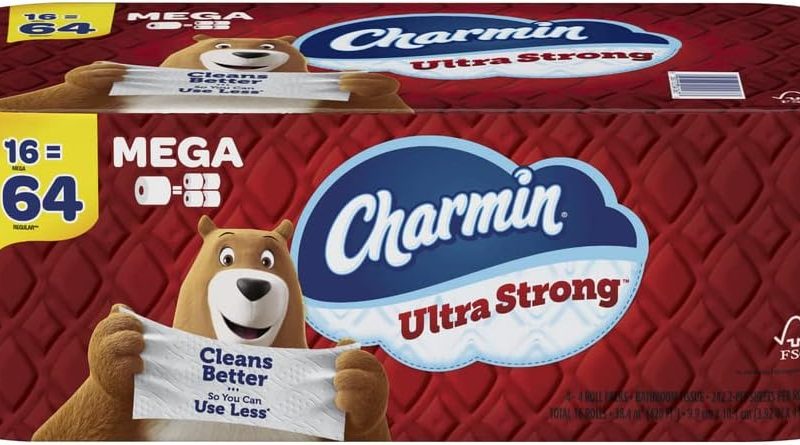 Charmin Ultra Strong Toilet Paper 16 Mega Rolls, 242 Sheets Per Roll