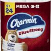 Charmin Ultra Strong Toilet Paper, 6 Mega Rolls = 24 Regular Rolls