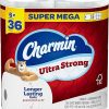 Charmin Ultra Strong Toilet Paper 6 Mega XL Rolls, 363 Sheets Per Roll (Packaging May Vary)