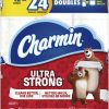 Charmin Ultra Strong Toilet Paper, Bath Tissue, Double Roll, 12 Count of 143 Sheets Per Roll