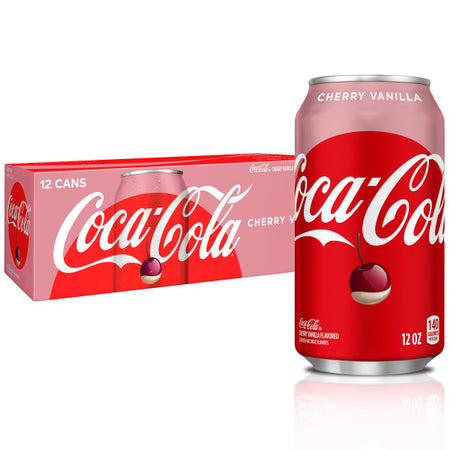 Coca-Cola Cherry Vanilla, 12 Oz. Cans, 24 Pack