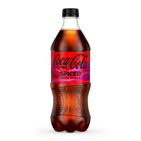 Coca-Cola Spiced Zero Sugar, 20 Oz. Bottles, 24 Pack