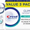 Crest Pro-Health Gum Detoxify Toothpaste, Deep Clean, 3.7 oz, Pack of 3