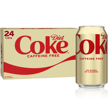 Diet Coke Caffeine Free, 12 Oz. Cans, 24 Pack