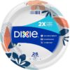 Dixie Large Paper Plates, 10 Inch, 26 Count, 2X Stronger