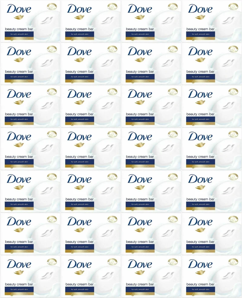 Dove Original Beauty Cream Bar Soap, 100 Gram / 3.5 Ounce (Pack of 28)