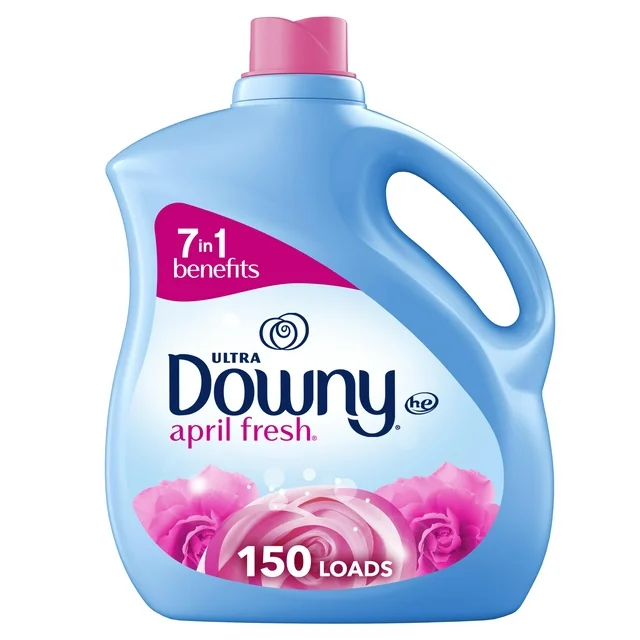 Downy Ultra Laundry Liquid Fabric Softener (Fabric Conditioner), April Fresh, 111 Fl Oz, 150 Loads