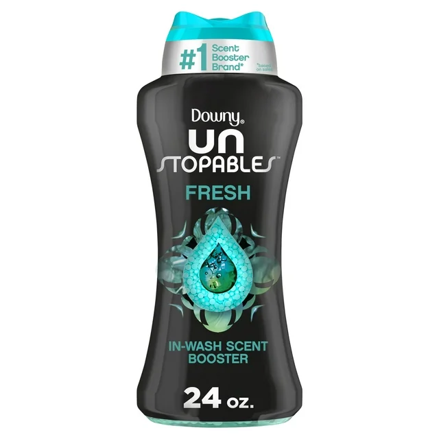 Downy Unstopables In-Wash Laundry Scent Booster Beads, Fresh, 24 Oz