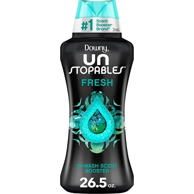 Downy Unstopables Laundry Scent Booster Beads For Washer, Fresh, 26.5 Ounce, Use With Fabric Softener