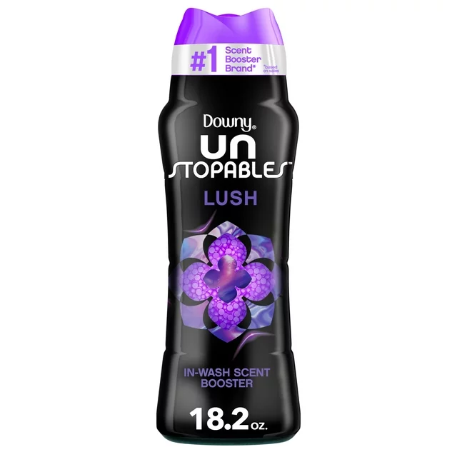 Downy Unstopables Laundry Scent Booster Beads, Lush Scent, 18.2 oz