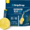 DripDrop Hydration – Electrolyte Powder Packets – Lemon – 32 Count