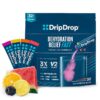 DripDrop Hydration – Electrolyte Powder Packets – Watermelon, Berry, Orange, Lemon – 32 Count