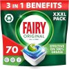 Fairy All-In-1 Dishwasher Tablets Bulk, 70 Tablets, Original, Effective Even On Dried-On Grease