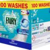 Fairy Non Bio Platinum Pods with Extra Stain Removal, 100 Wash