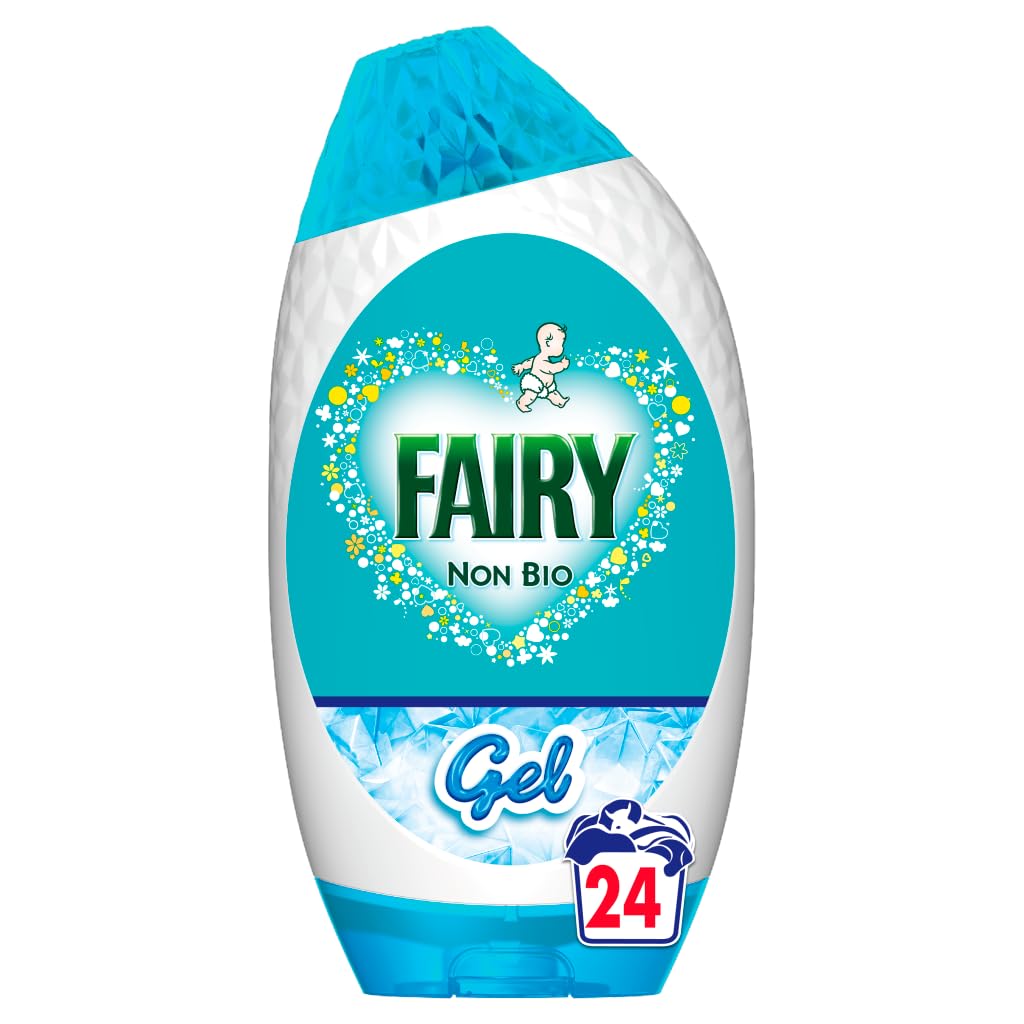 Fairy Non Bio Washing Liquid Laundry Detergent Gel 24 Washes 840ML, Original, For Sensitive Skin