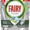 Fairy Platinum All In One Dishwasher Tablets, Regular, 51 Tablets, For Tough Challenges, Even Cleans Greasy Filters