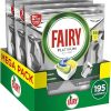 Fairy Platinum All in One Lemon, Dishwasher Capsules, 65 Capsules, for Hard Challenges, Cleans Fat Residues in Filter