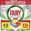 Fairy Platinum Plus All In One Dishwasher Tablets, Lemon, 48 Tablets, Our Best Cleaning For A Clean Like New, Removes Dullness and Prevents Limescale