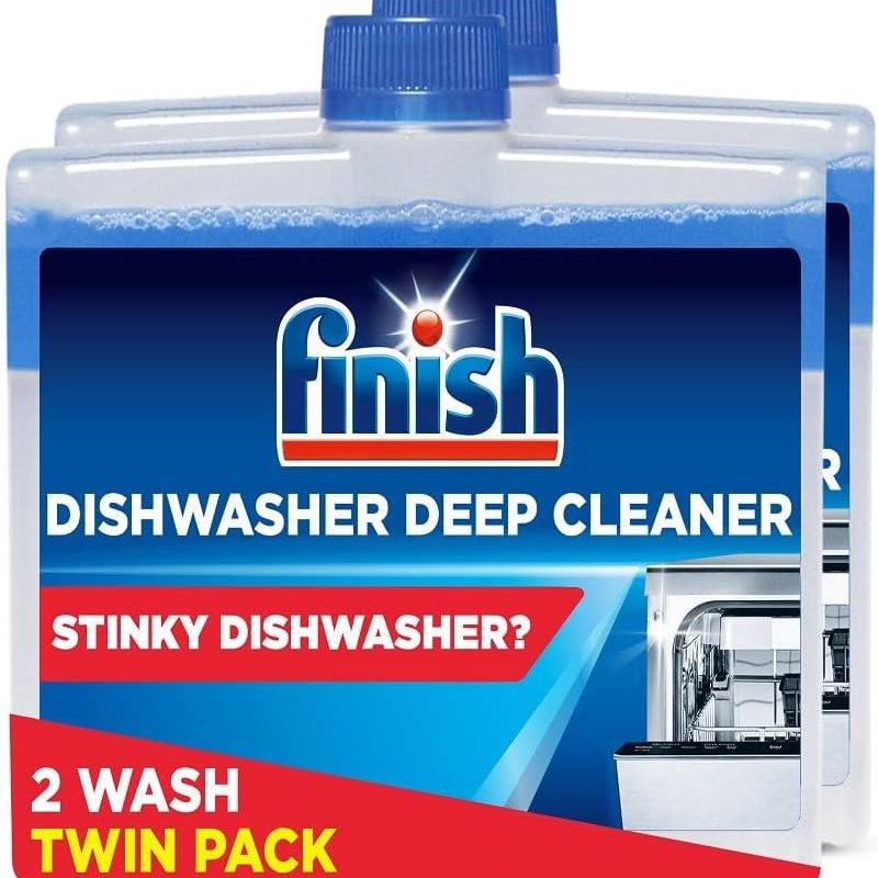 Finish Dishwasher Machine Cleaner | Original | 2 Washes (250ml x 2) |Deep Cleans and Helps to prolong life of your dishwasher