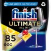 Finish Quantum Ultimate Dishwasher Tablets Lemon Scent, 85 Tablets