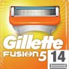 Gillette Fusion 5 Razor Blades with Trimmer Blade for Precision and Anti-Slip Coating, 14 Replacement Blades