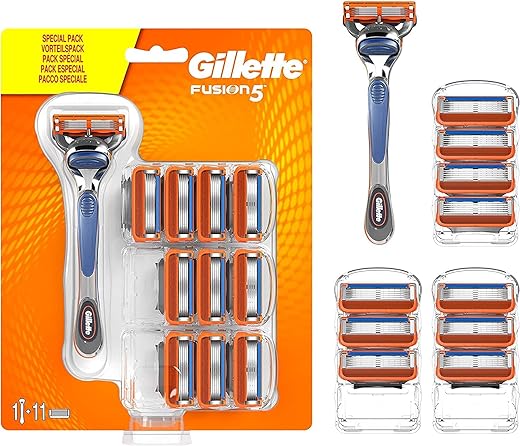Gillette Fusion5 Razor + 11 Blades
