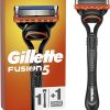 Gillette Fusion5 Razor For Men, 1 Gillette Razor, 1 Razor Blade Refill